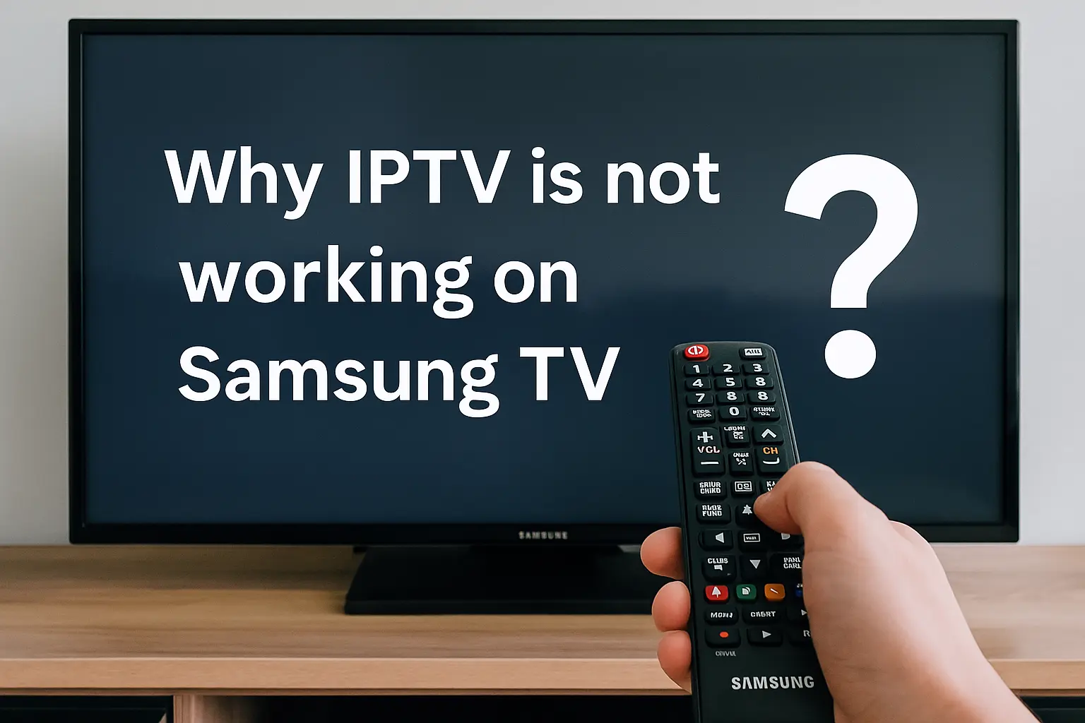 Why IPTV Is Not Working on Samsung TV ?